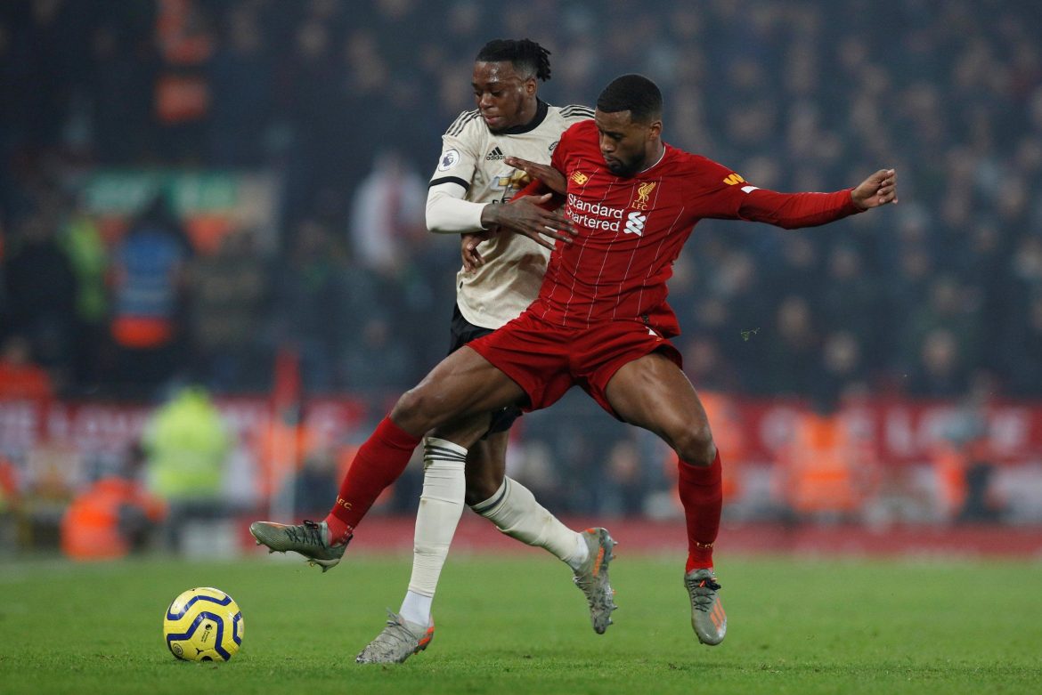 Man Utd’s Aaron Wan-Bissaka had Sterling in his pocket